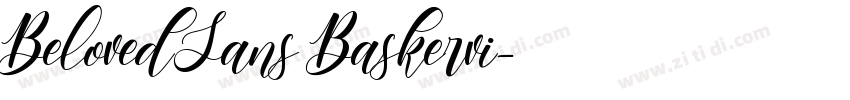 BelovedSans Baskervi字体转换